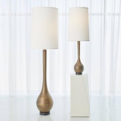 Bulb Vase Floor Lamp  Bronze