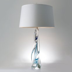 Ocean Twist Glass Table Lamp