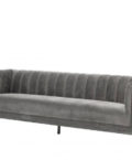 Raffles grey sofa angled view