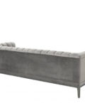 Raffles grey sofa back view