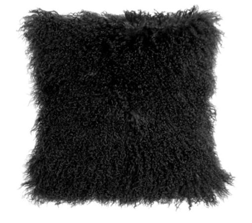 Black Mongolian Pillow