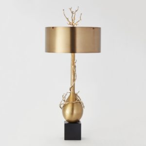 Twig Table Lamp in Brass