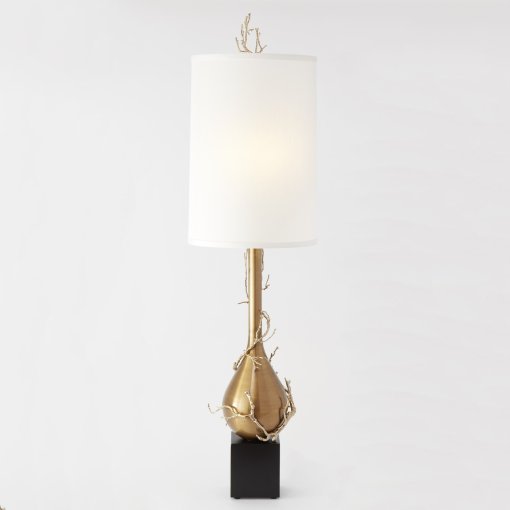 Twig Bulb Floor Lamp in Brass - Image 2