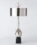 Twig Table Lamp in Nickel