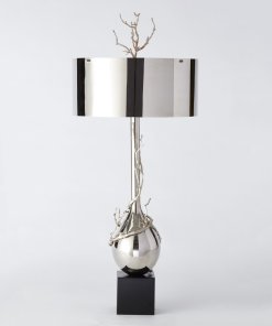 Twig Table Lamp in Nickel