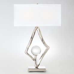 Abstract Lamp in Nickel