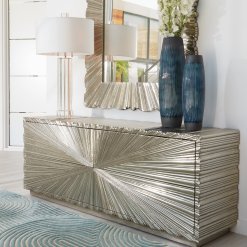 Fluted Crystal Table Lamp