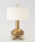 Twig Fat Table Lamp Brass