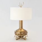 Twig Fat Table Lamp Brass