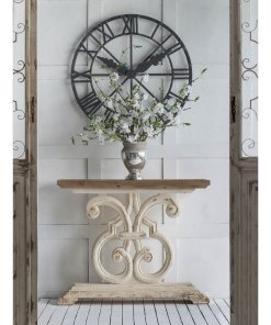 Harp Scroll Console Table