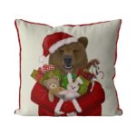 Santa Bear Pillow