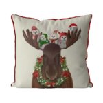 Christmas Moose Pillow