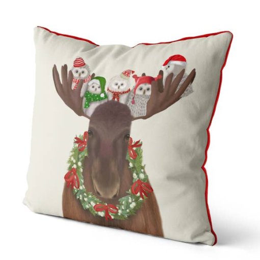 Christmas Moose Pillow - Image 2