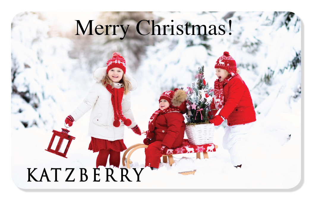 Christmas eCard snow & children