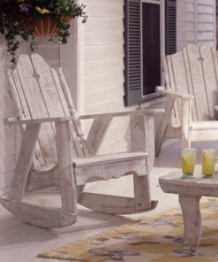 Nantucket rocking chair in white wash finish