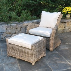 Sag Harbor lounge chair and matching ottoman