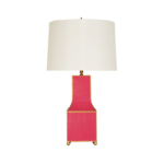 Pagoda Tabletop Lamp in Pink