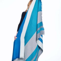 Blue Nile Alpaca Throw backside