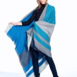 Blue Nile Alpaca Throw front & back