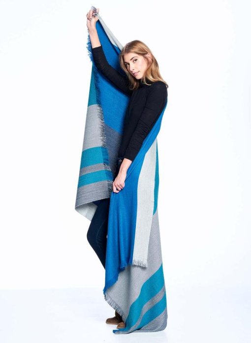 Blue Nile Alpaca Throw
