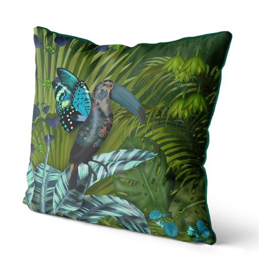 Butterfly Toucan Pillow - Image 3