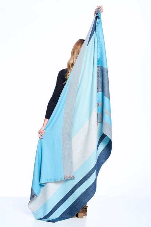 Cool Agave Alpaca Throw backside