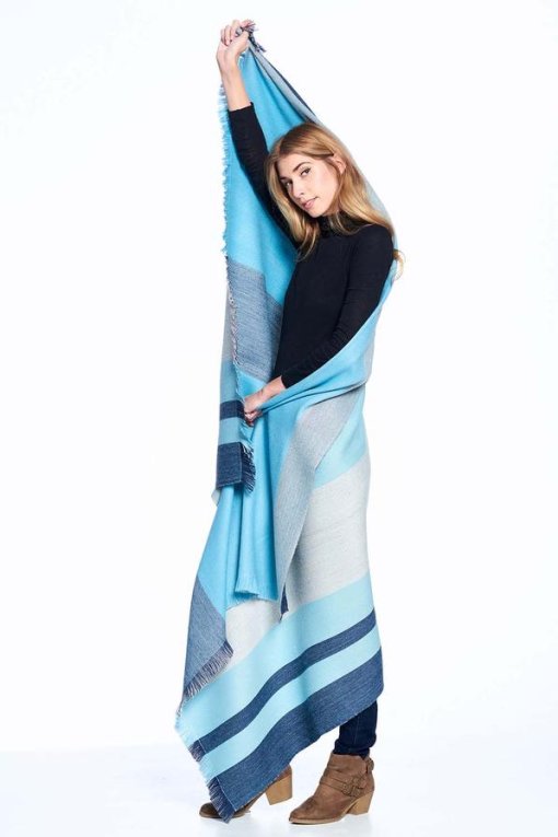 Cool Agave Alpaca Throw long