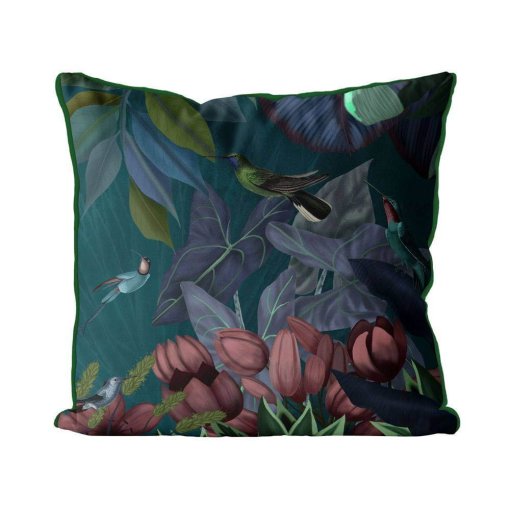 Hummingbird Garden pillow