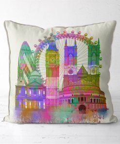 London Cityscape in watercolor