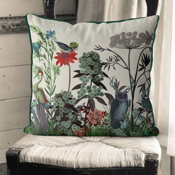 Owl Wildflower Pillow set
