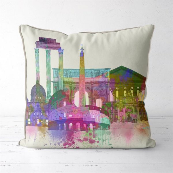 Rome Skyline pillow