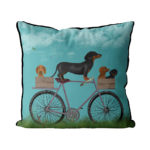 Dachshunds on Bicycle Sky