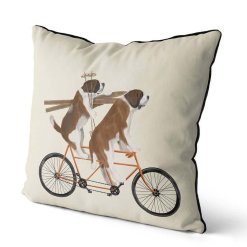 St. Bernard on Tandem Cream