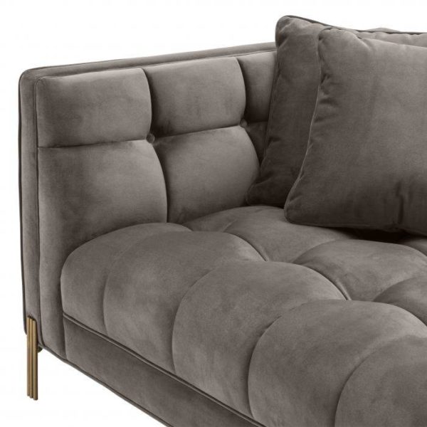 Sienna grey sofa closeup