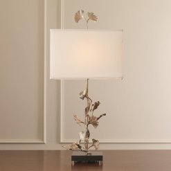 Ginkgo Lamp in Nickel finish