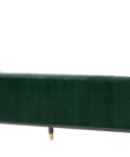 Castelle green sofa back side view