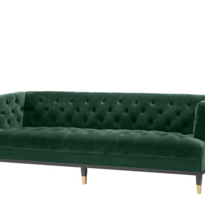Castelle Green sofa front