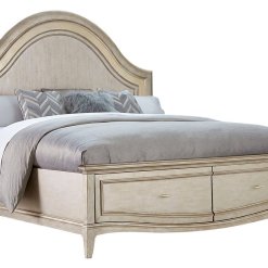 Starlight bed with storage shown with bedding