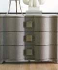 Toile Linen Chest in Gray