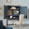 Alcove Secretary with open doors lifestyle.