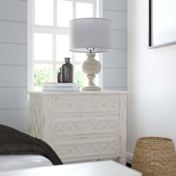 Cottage Check side chest set