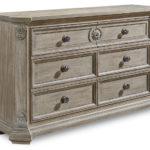 Arch Salvage Dresser in Parchment finish