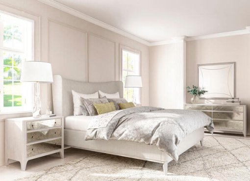 Mezzanine queen bed angled lifestyle