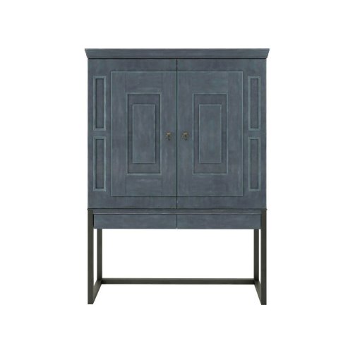 Alcove Secretary with doors closed front view.
