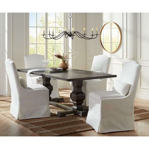 Sierra Slipcovered chair - Artic white upholstery.