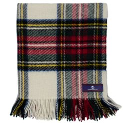 Tartan Lap Throw Collegiate folded