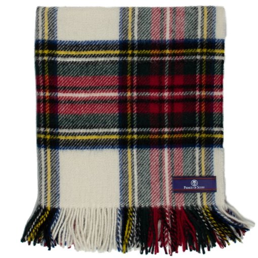 Tartan Lap Throw Collegiate folded