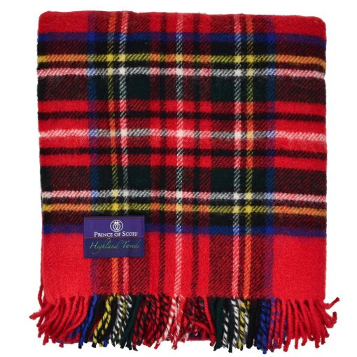 Tartan Royal Plaid folded view