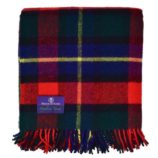 Tartan kilgour blanket folded