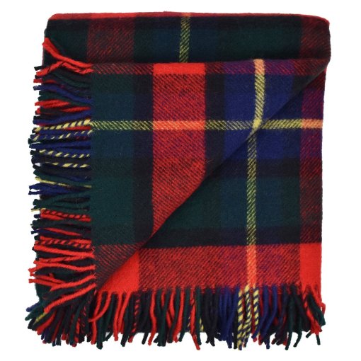 Tartan Kilgour blanket angle fold